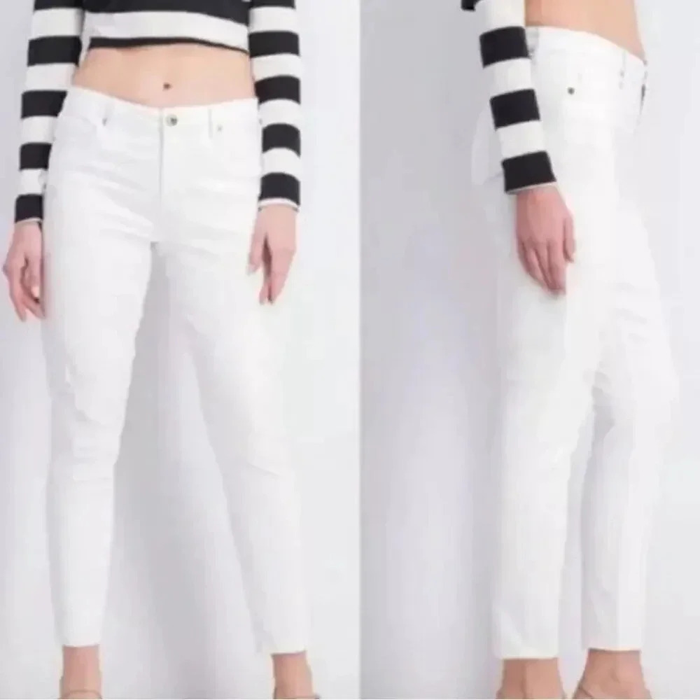 Pistola Jennifer Oslo White High Waisted Skinny Jeans P6822FTN-SLO Size 28